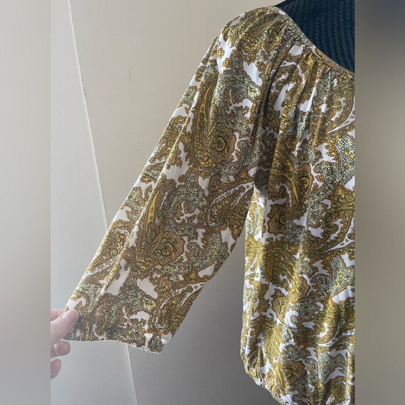 MICHEAL Micheal Kors Paisley Print Top Size 1X - Picture 4 of 11